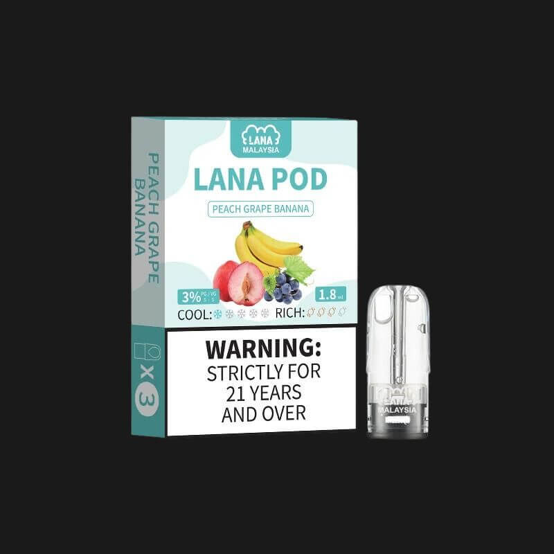 SGVape-LANA-POD-PEACH-GRAPE-BANANA-Vape-Hub-MY