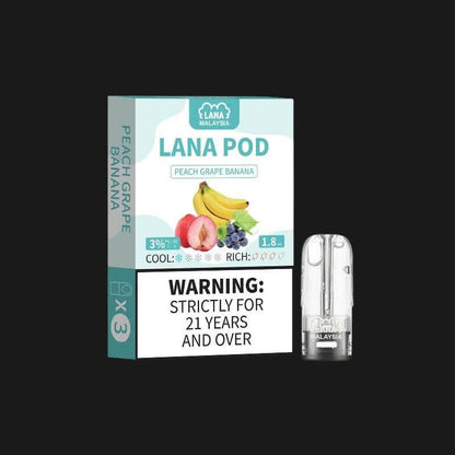 SGVape-LANA-POD-PEACH-GRAPE-BANANA-Vape-Hub-MY