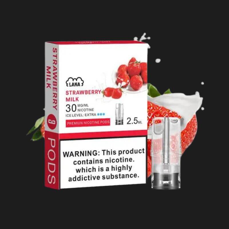 SGVape-LANA-POD-STRAWBERRY-MILK-Vape-Hub-MY